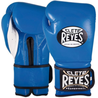 CLETO REYES - Training Boxing Gloves with Velcro - Black /12oz