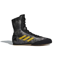 ADIDAS - Box Hog Plus Boxing Boots Black/Gold - Size 9.5