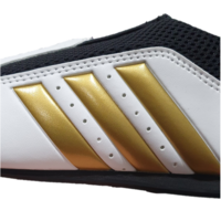 ADIDAS - Contestant Pro Martial Arts Shoe - WHITE/BLACK/GOLD - Size 6