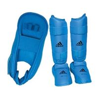 ADIDAS - Shin, Instep & Heel Guard - WKF Approved - Blue/Small