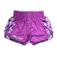 ARWUT - 'Ascent' Muay Thai Shorts - Byzantium Purple/Large