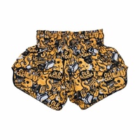 ARWUT - 'Old School Graffiti' Muay Thai Shorts - Extra Small