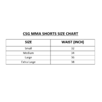 CSG MMA Shorts - Black/Blue - Small
