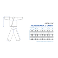 DAEDO - WKF Approved "Bunkai" European Cut Kata Gi - Size 1/140cm