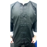 Kung Fu Uniform - White Collar & Cuffs - Size 7
