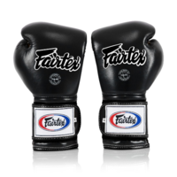 FAIRTEX - "Heavy Hitter" Mexican Style Boxing Gloves (BGV9) - Black/16oz