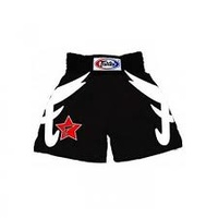 FAIRTEX - Satin Boxing Trunks/Shorts - Blue/Medium 