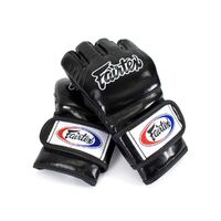 FAIRTEX - Open Palm/Thumb Loop MMA Gloves (FGV12) - Blue/Black/Small