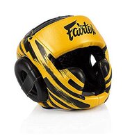 FAIRTEX - Diagonal Vision Sparring Headguard/Lace Up (HG16M2) - Medium