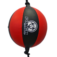 PUNCH - 10" Urban Leather Floor to Ceiling Ball - Black/White - 10" 