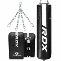 RDX - F6 Kara 3pc Punching Bag - Silver - 4ft