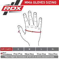 RDX - F6 Kara MMA Gloves - Black/Small