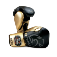 RIVAL BOXING - RS100 Professional Sparring Gloves - White/Gold-16oz