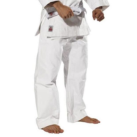 RISING SUN - 14oz Shoto Canvas Karate Pants - Black/Size 2 