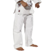 RISING SUN - 14oz Shoto Canvas Karate Pants - Black/Size 7 