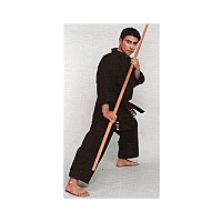 SHUREIDO - Karate Gi/Uniform (KB10) - Black Canvas - Size 7