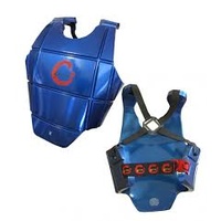 SMAI - Dipped Chest Guard/Protector - Black/Large