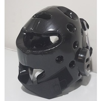 SMAI - Dipped Head Guard - Black - Detachable Clear Mask - Extra Large
