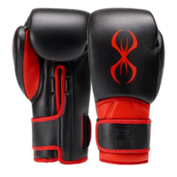 STING - Predator Training Glove - Gun Metal/Blue-12oz-Velcro