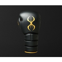 STING - Viper Sparring Glove - Black/Gold-12oz-Velcro 