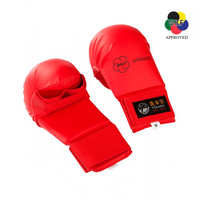 TOKAIDO - Karate Mitts/Gloves - WKF Approved - Red/Small 