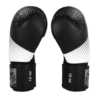 TUFF - Black/White Boxing Gloves - 10oz