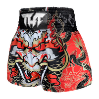 TUFF - Red Dragon King Thai Boxing Shorts - Small