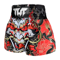 TUFF - Red Dragon King Thai Boxing Shorts - Small