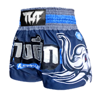 TUFF - Blue War Elephant Thai Boxing Shorts - Small