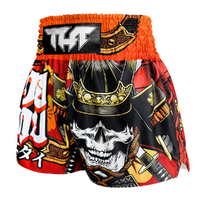 TUFF - Samurai Skull Thai Boxing Shorts - Medium