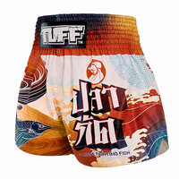 TUFF - 'Siamese Fighting Fish' Thai Boxing Shorts - Small