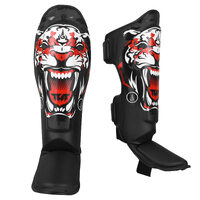 TUFF - Tiger MMA Shin Guards - Black/Small