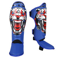 TUFF - Tiger MMA Shin Guards - Blue/Small
