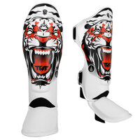 TUFF - Tiger MMA Shin Guards - White/Small