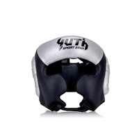 YUTH - MMA Head Gear - Black/Silver - Small