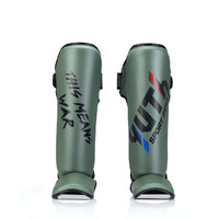 YUTH - Sport Line Shin Guards - Army Green/Small