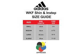 adidas shin pads size guide