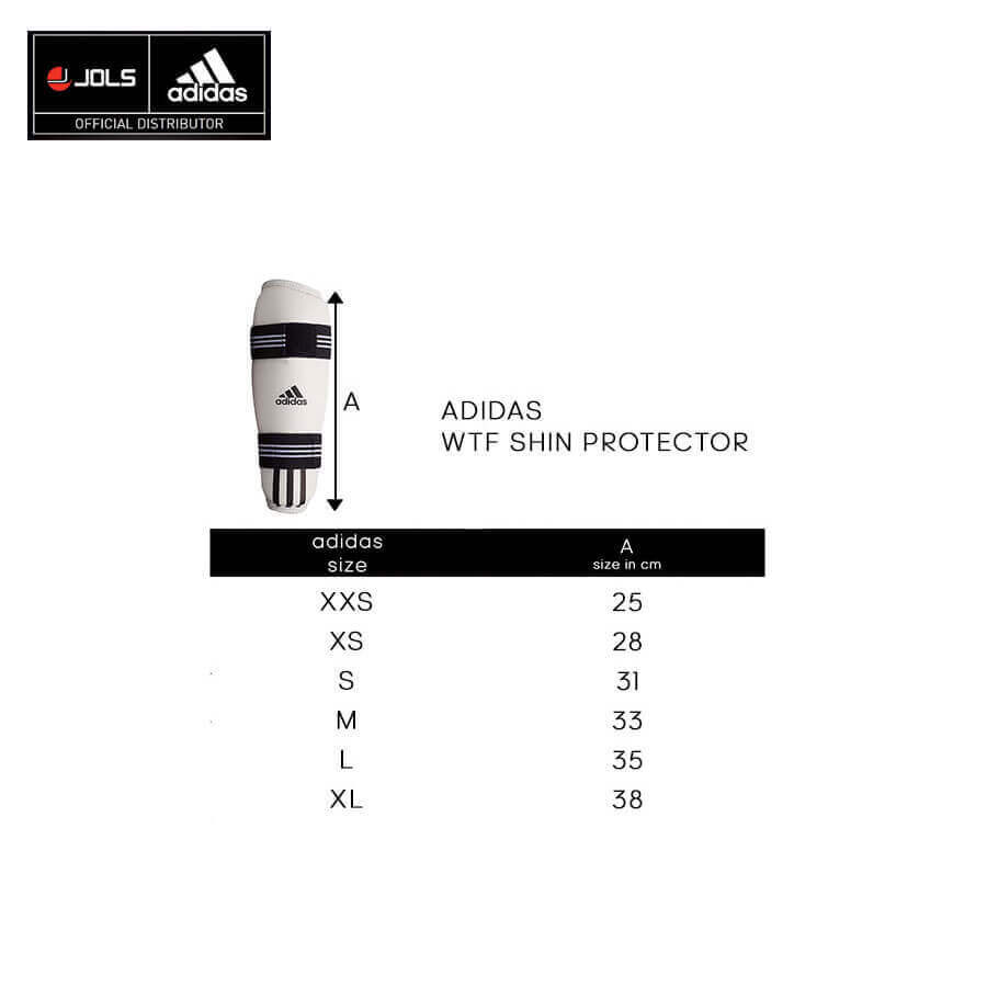 adidas hockey shin pads size guide