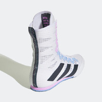 ADIDAS - Box Hog 4 Boxing Boots - White/Grey/Lilac - Size 8