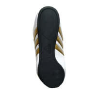 ADIDAS - Contestant Pro Martial Arts Shoe - WHITE/BLACK/GOLD - Size 8