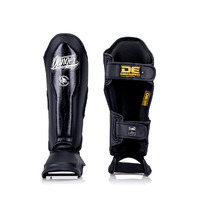 DANGER - Evolution Deluxe Shin Guards - Black/Black - Small