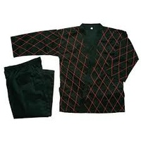ECONOMY - Hapkido Uniform - White with Black Stitching - 5/180cm 