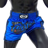 FAIRTEX Royal Blue Slim Cut Muay Thai Boxing Shorts (BS1702) - Extra Extra Large