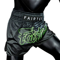 FAIRTEX - Racer Black Muay Thai Shorts (BS1924) - Large