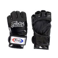 FAIRTEX - Open Palm/Thumb Loop MMA Gloves (FGV12) - Blue/Black/Small