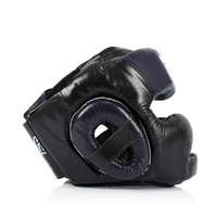 FAIRTEX - Diagonal Vision Sparring Headguard/Lace Up (HG13) - Black/Medium