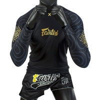 FAIRTEX 'Ninlapat' Black Rash Guard (RG6) - Small 