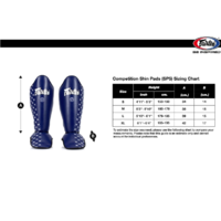 FAIRTEX - Competition Shin Guards - BLACK (SP5) - Small 