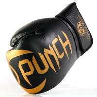 PUNCH - Urban Cobra Boxing Gloves - Gold/12oz