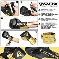 RDX - Lace and Loop for Lace up Boxing Gloves - Black